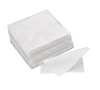 Chiffons de Nettoyage pour Bijoux 10 pièces argent chiffon de polissage nettoyage doux propre lingette d'essuyage for outils bijoux en(8x8cm white 10pcs)
