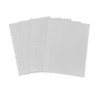Chiffons de Nettoyage pour Bijoux 20 pièces argent chiffon de polissage nettoyage doux propre lingette d'essuyage for or bijoux outil(Grey(6x8cm))