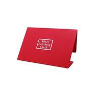 Chiffons de Nettoyage pour Bijoux Tissu de polissage Anti-ternissement for argent et or, outils bijouterie, nettoyage en Sterling, 100 pièces, 10x6,5 cm(Red)