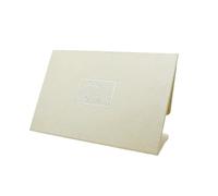 Chiffons de Nettoyage pour Bijoux Tissu de polissage Anti-ternissement for argent et or, outils bijouterie, nettoyage en Sterling, 100 pièces, 10x6,5 cm(Beige)