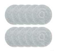 Chiffons de rechange en microfibre pour aspirateur robot M3, lavables et réutilisables, compatibles avec les serpillères, disponibles en lot de 4 ou 10 (lot de 10)