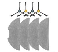 Chiffons de rechange essentiels et brosses latérales pour Eureka E10s et E20s, boostez la puissance de nettoyage de votre aspirateur