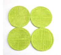 Chiffons de rechange pour balai électrique, tampons ronds de 16 cm, 6/12 pièces, solutions de nettoyage douces et lavables (6 pièces)