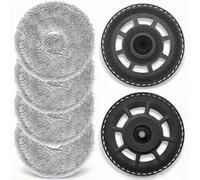 Chiffons de serpillière de rechange avec support pour Dreame L50s Pro Ultra | L50/L40s Pro Ultra /Matrix10 Ultra/Pro X50/X60 Pro Ultra Complete/X50 Master /pour Mova P50s/V50 Ultra Complete Accessoires