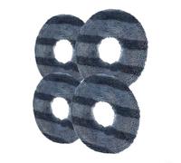 Chiffons de Serpillière en Microfibre pour Yeedi et pour eufy | Soft Microfiber, Easy Install, 4 Or 10 Pack, pour ideal pour For Pets And Kids, Hygienic Floor Cleaning
