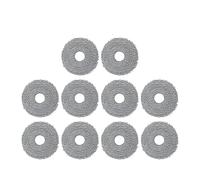 Chiffons de vadrouille, compatibles avec Roborock,Qrevo Master, Slim,V20, P10S Pro, pièces d'aspirateur Robot, tampons de vadrouille, accessoires(A-10PCS)