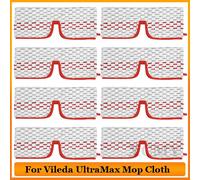 Chiffons de vadrouille de nettoyage de remplacement pour Vileda Vileda Promist MAX, tampons de vadrouille de sol en microfibre, pièce de rechange, accessoires lavables 8 pcs