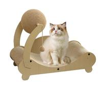 Chiffons griffoir pour chat, canapé rayable, protection meubles avec balle pour jeux et exercice intérieur, espace de repos pour chats