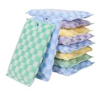 Chiffons métalliques pour nettoyage | Chiffon de vaisselle | Lingettes double face absorbantes réutilisables pour cuisinière, comptoir, évier, verre, bol de restaurant