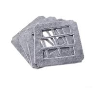 Chiffons Microfibre pour HUTT W9 Robot Lave-Vitres | Compatible parfait pour hutt W9, installation précise, ne pour tombe pas, nettoyage vitres sécurisé