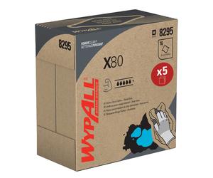 Chiffons non tissés Kimberly-Clark Wypall X80, la boîte de 80