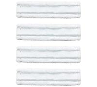 Chiffons pour Karcher Nettoyeur Vitre WV1 en Microfibre, 4 Pièces Rechange pour Nettoyeur de Vitres Accessoires de Flacon Pulvérisateur pour Aspirateur Fenêtre Compatible pour Karcher Nettoyant Vitre