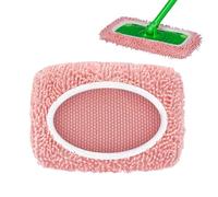 Chiffons pour serpillière, pièces de rechange en peluche pour la maison - Housses réutilisables en peluche pour nettoyage sur sols stratifiés et humides