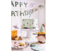 Chiffre 7 Bougie d'anniversaire, bleu clair, 5,5cm