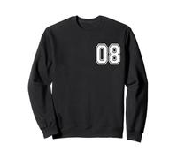 Chiffre 8 en Blanc Sweatshirt