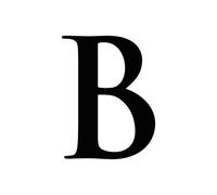 Chiffre Adhésif - Numéro de Boite aux Lettres en Plexi - Lettre B - Hauteur : 7 cm - Coloris Noir - Plexiglass - Chiffres Boites aux Lettres - Numérotation - Double face au dos