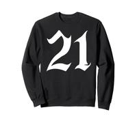 Chiffre Anglais Ancien 21 ou Vingt et Un Sweatshirt