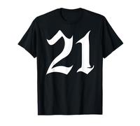 Chiffre Anglais Ancien 21 ou Vingt et Un T-Shirt