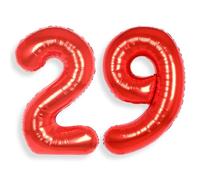 Chiffre Anniversaire Geant 29 Rouge