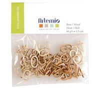 Artemio Chiffre en bois 14001423 Multicolore 9,5 x 1 x 12 cm
