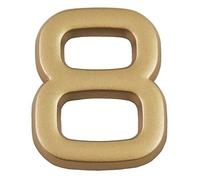 Chiffre de rue à coller modèle "8" en polychlorure de vinyle (PVC) Chapuis H.37 mm