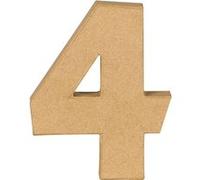 Décopatch Chiffre 4 Kraft 20cm - Kraft