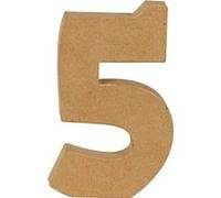 Chiffre kraft 20 cm - 5 - Décopatch G