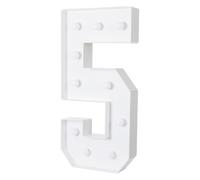 Chiffre Lumineux Geant,Chiffre Anniversaire Geant Lumineux 2000-3000k NuméRo Led éClairé 0/1/2/3/4/5/6/7/8/9 Kt Panneau -100 * 48cm,Pour FêTe D'Anniversaire,Anniversaire (5)