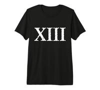 Chiffre Romain 13 XIII Treize T-Shirt Haut de Gamme