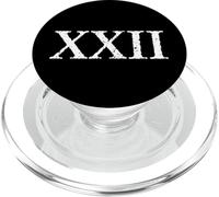 Chiffre Romain 22 XXII ~ Vingt-Deux PopSockets PopGrip pour MagSafe