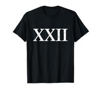 Chiffre Romain 22 XXII ~ Vingt-Deux T-Shirt