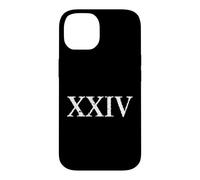 Chiffre Romain 24 XXIV Produit ~ Vingt-Quatre Coque pour iPhone 14