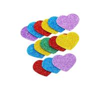 Chiffre scintillant cœur étoile autocollant mousse autocollant pour enfants art artisanat scrapbooking décoration d'anniversaire chiffre pour enfants