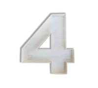 Chiffres 4 creux faits à la main - Chiffres de 0 à 9 - En bois à remplir