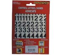 Chiffres adhésifs 40 mm - Noir