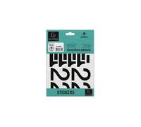 Chiffres adhésifs - EXACOMPTA - 0-9 - Taille 60 mm - Plastifié - Noir