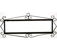 Chiffres de maison en céramique, lettres et cadres, motif espagnol bleu, dimensions du cadre : 10 cm x 35 cm (7 cadres de carreaux)