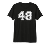 Chiffres de Sport Vintage 48 Quarante-Huit T-Shirt Haut de Gamme