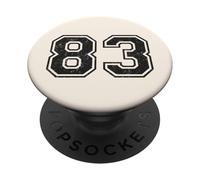 Chiffres de Sport Vintage 83 Quatre-Vingt-Trois PopSockets PopGrip Adhésif