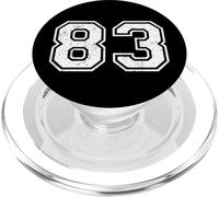 Chiffres de Sport Vintage 83 Quatre-Vingt-Trois PopSockets PopGrip pour MagSafe