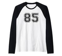 Chiffres de Sport Vintage 85 Quatre-Vingt-Cinq Manche Raglan
