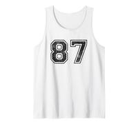 Chiffres de Sport Vintage 87 Quatre-Vingt-Sept Débardeur