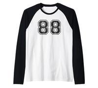 Chiffres de Sport Vintage 88 Quatre-Vingt-Huit Manche Raglan