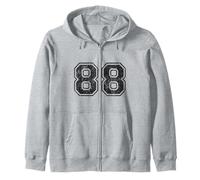 Chiffres de Sport Vintage 88 Quatre-Vingt-Huit Sweat à Capuche