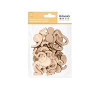 Chiffres en bois - 2,7 cm - 52 pcs