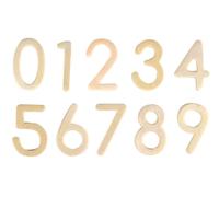 Chiffres En Bois De Zero À Neuf 3 Cm 30 Pièces - Megacrea Diy