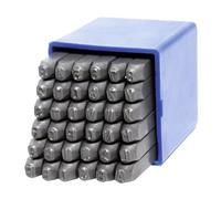 Chiffres et lettres à frapper 4 mm 36 pièces D18502
