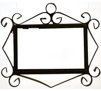 Chiffres et lettres en céramique - Vert et blanc - Dimensions du carrelage : 10 x 5 cm - 2 à 13 cadres de carrelage (cadre 3 carreaux)
