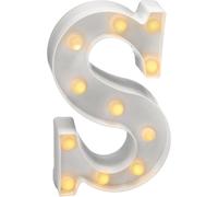 - Chiffres Et Lettres Led, Avec Lumière Chaude Pour La Décoration Et L'atmosphère, Veilleuses Coeur Lumineux Pour Chevet, Anniversaires, Mariages, Vitrines. Fonctionnant Sur Batterie (S)