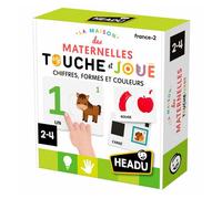 Headu Jeu écriture et lettres La Maison des Maternelles Touche et Joue Chiffre, formes et couleurs